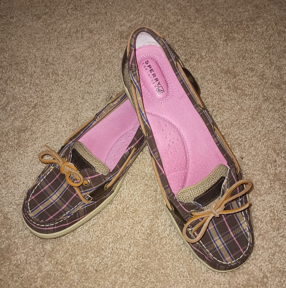 Sperry Plaid‎ Loafers 10M